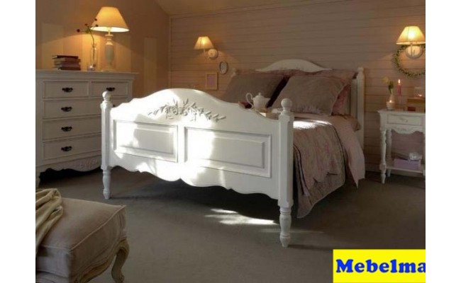 Мягкая кровать "Аделина" массив