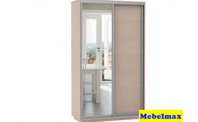 Шкаф-купе Медиум 1400Х2200Х600 (дуб молочный)