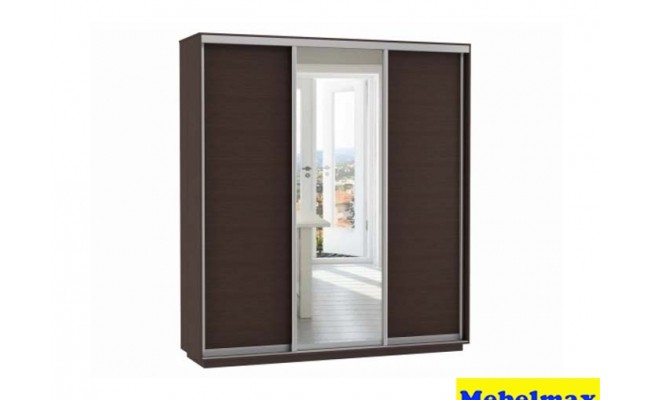Шкаф-купе Медиум 2400х2200х600 (венге)