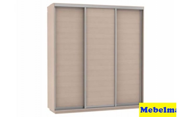Шкаф-купе Элемент 2400х2200х600 (дуб молочный)