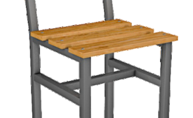 СТУЛ АРМЕЙСКИЙ ЖЕСТКИЙ НА МЕТАЛЛОКАРКАСЕ