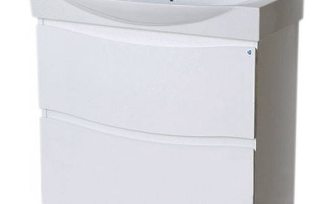 61.02 Тумба под умывальник 85 Фиджи с 2 ящ. напольная