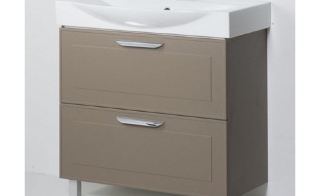 Тумба под умывальник 85 Фиджи с 2 ящ. напольная