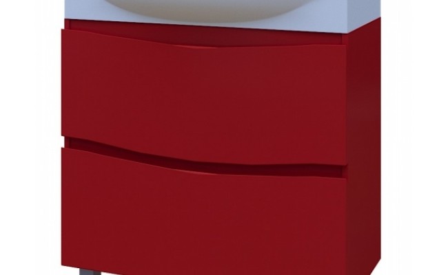 Тумба под умывальник 85 Фиджи с 2 ящ. напольная